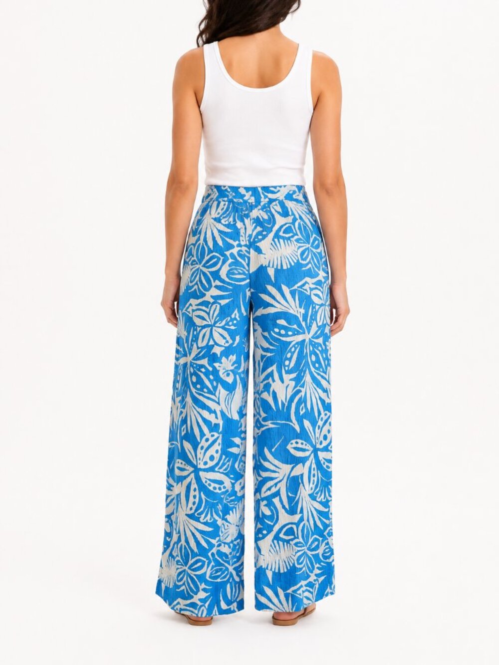 ROXY Midnight New Avenue Wide-Leg Pants Large - Picture 2 of 5